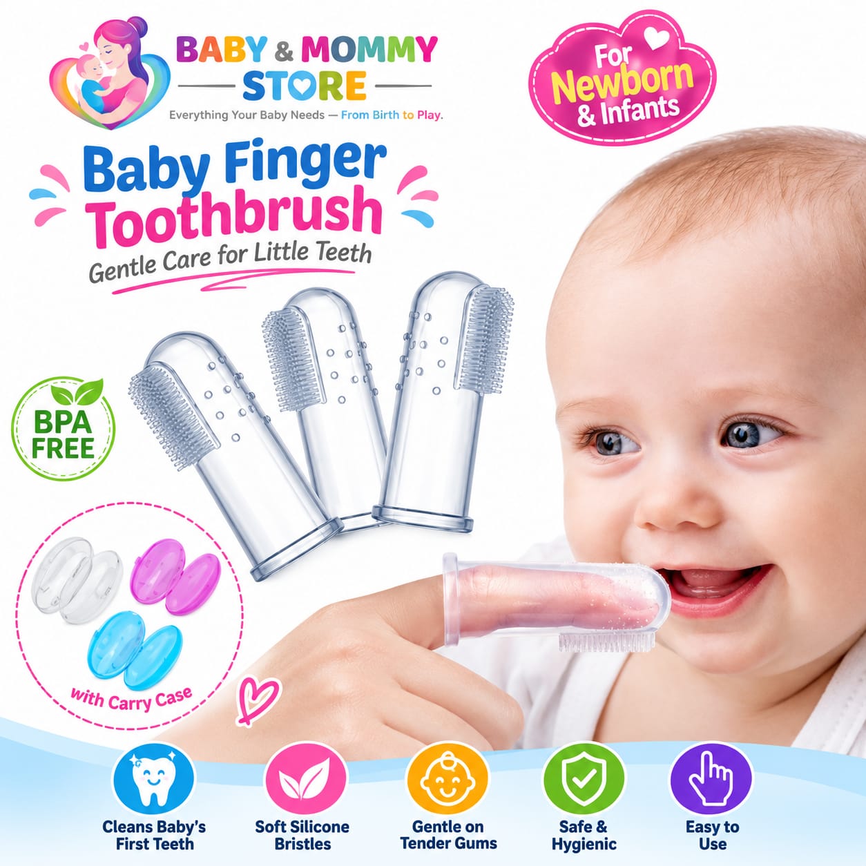 TOOTH BURSH FINGER