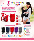 Baby Carrier Bag for Infants Multi Color Adjustable Soft Baby Carrier for Newborns and Toddlers Pakistan