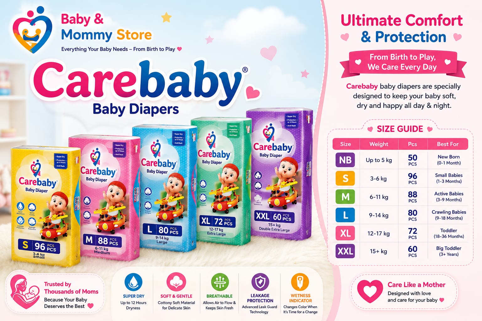 CARE BABY MEGA PACK