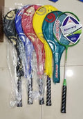 Carbon graphite badminton racket set for 2 players lightweight professional racquets