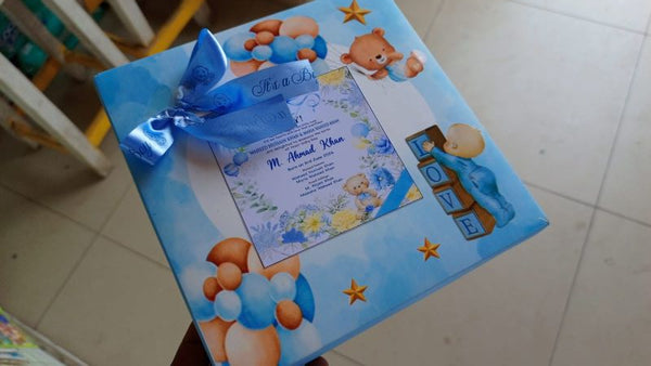 Customized Baby Birth Announcement Mithai & Sweet Boxes