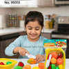 Artificial Fruits Toy Basket for Kids – Pretend Play Kitchen Set with Plastic Fruits for Learning & Role Play