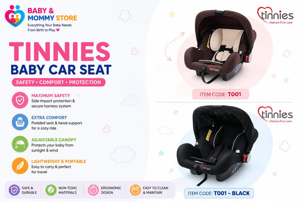 Baby Carrier Car Seat & Infant Rocker with Canopy | Comfortable & Secure | Grey | 0–18 Months