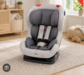 Grey convertible baby car seat for infants and children