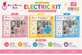 K130 electric science kit with bulb and fan circuit components for kids STEM learning and school experiments