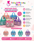 Large Capacity Baby Diaper Bag Multi Pocket Waterproof Cartoon Printed Maternity Travel Organizer Pakistan