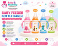 MAQ Imported BPA Free Baby Feeding Bottle Available in 60ml to 330ml with Soft Silicone Nipple