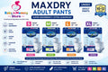MaxDry adult diaper pants medium large XL unisex disposable adult diapers pack of 10 Pakistan