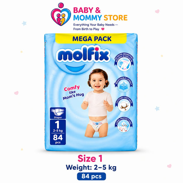 Molfix Baby Diapers Jumbo Pack | Soft Leak Protection Diapers