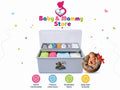 Newborn baby accessories storage box organizer for diapers clothes and baby essentials with compartments