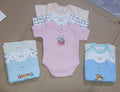 Pack of 3 Baby Full Sleeves Cotton Rompers for Newborn Boys and Girls Pakistan