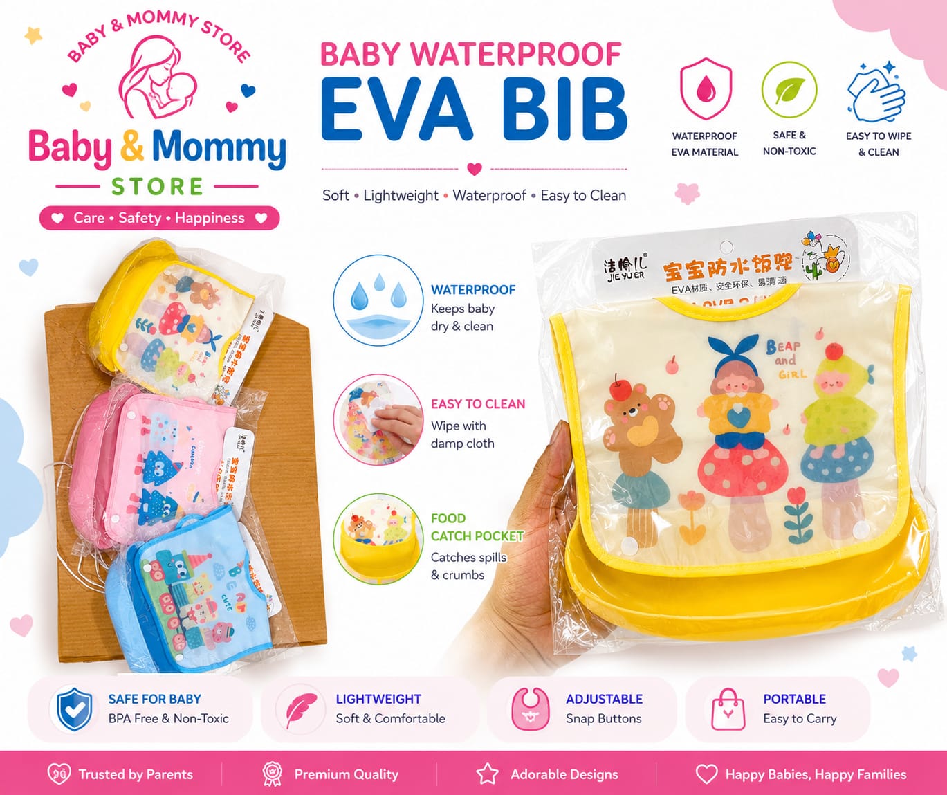 EVA WATERPROOF BIB