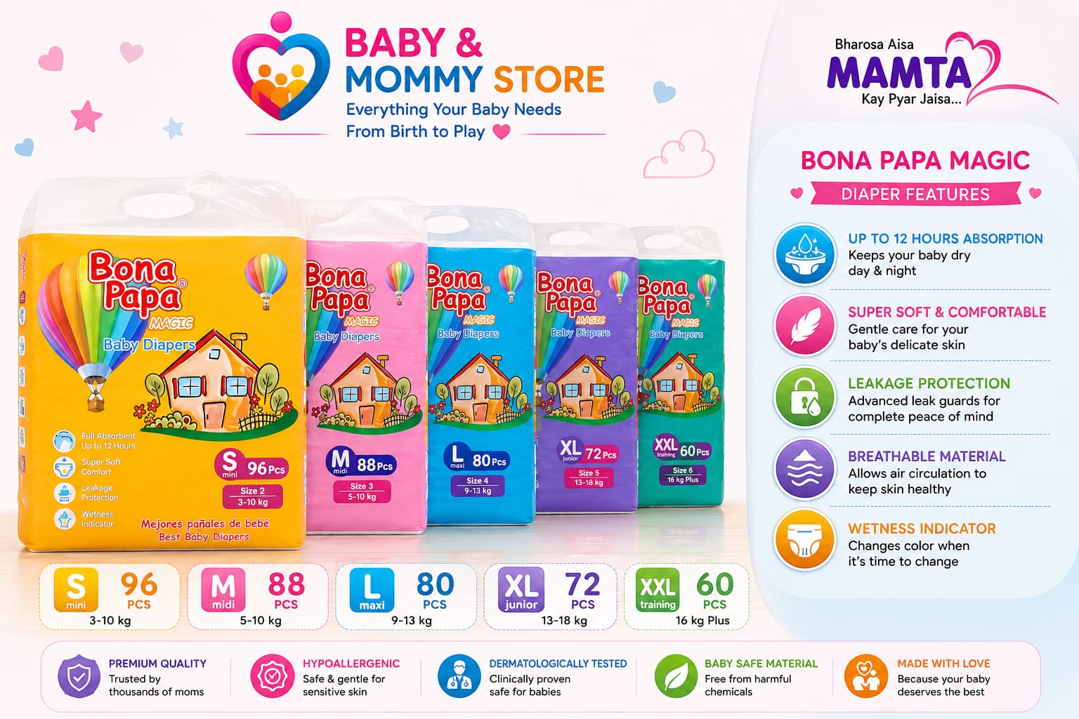 BONA  PAPA MEGA PACK