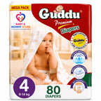 Guddu Baby Diaper Mega Pack – Soft & Leak Protection | All Sizes