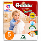 Guddu Baby Diaper Mega Pack – Soft & Leak Protection | All Sizes