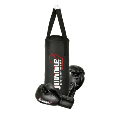 Boxing Bag Set with Gloves & Hand Wraps – 3ft & 4ft Punching Bag Kit for Men, Women & Kids