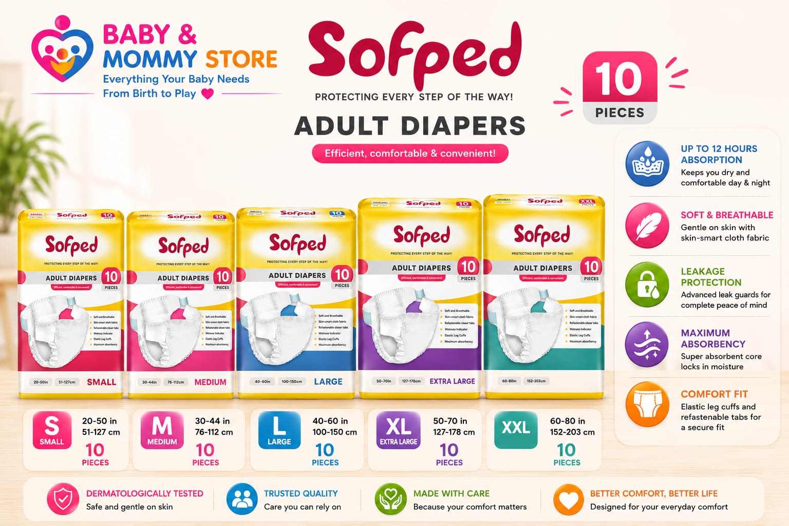 SOFTPED ADULT DAIPER