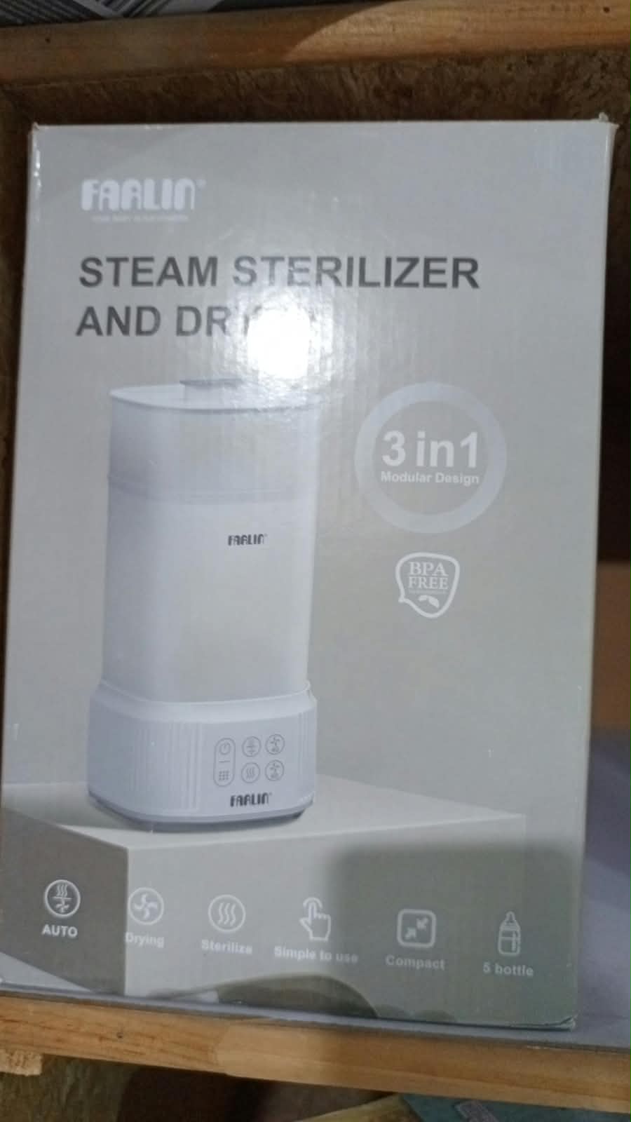 Baby Steam Sterilizer & Dryer | Electric Bottle Sterilizer for Baby Feeding