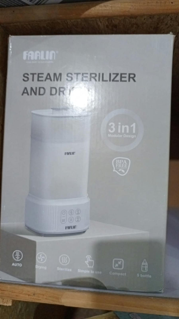 Baby Steam Sterilizer & Dryer | Electric Bottle Sterilizer for Baby Feeding