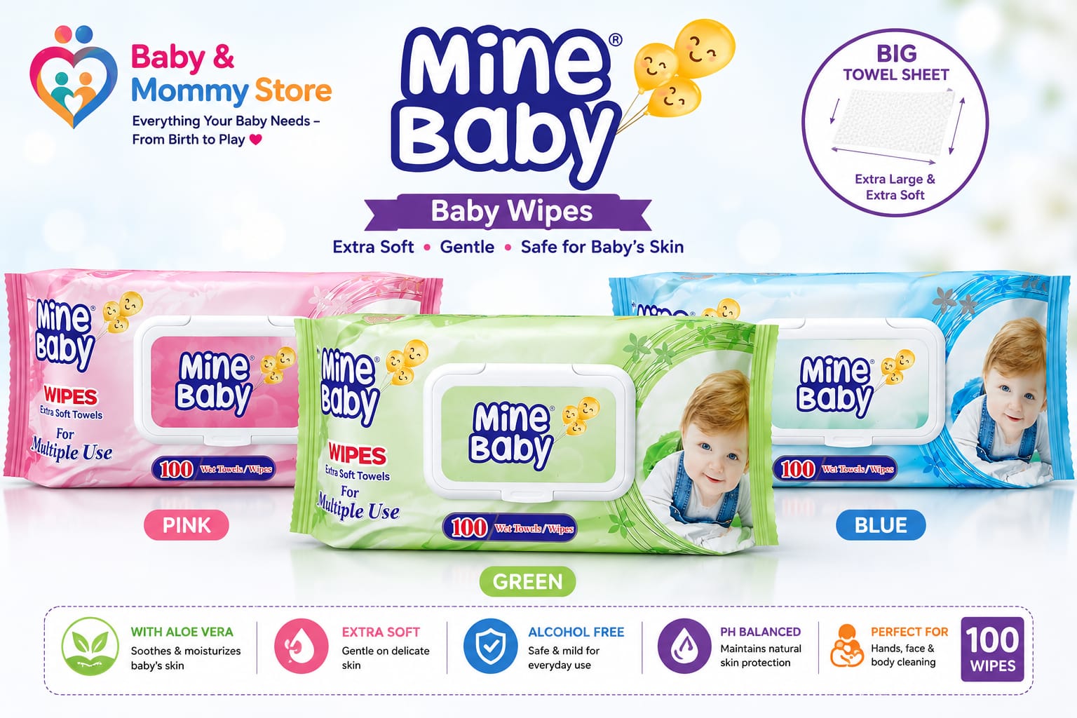 WIPES MINE BABY